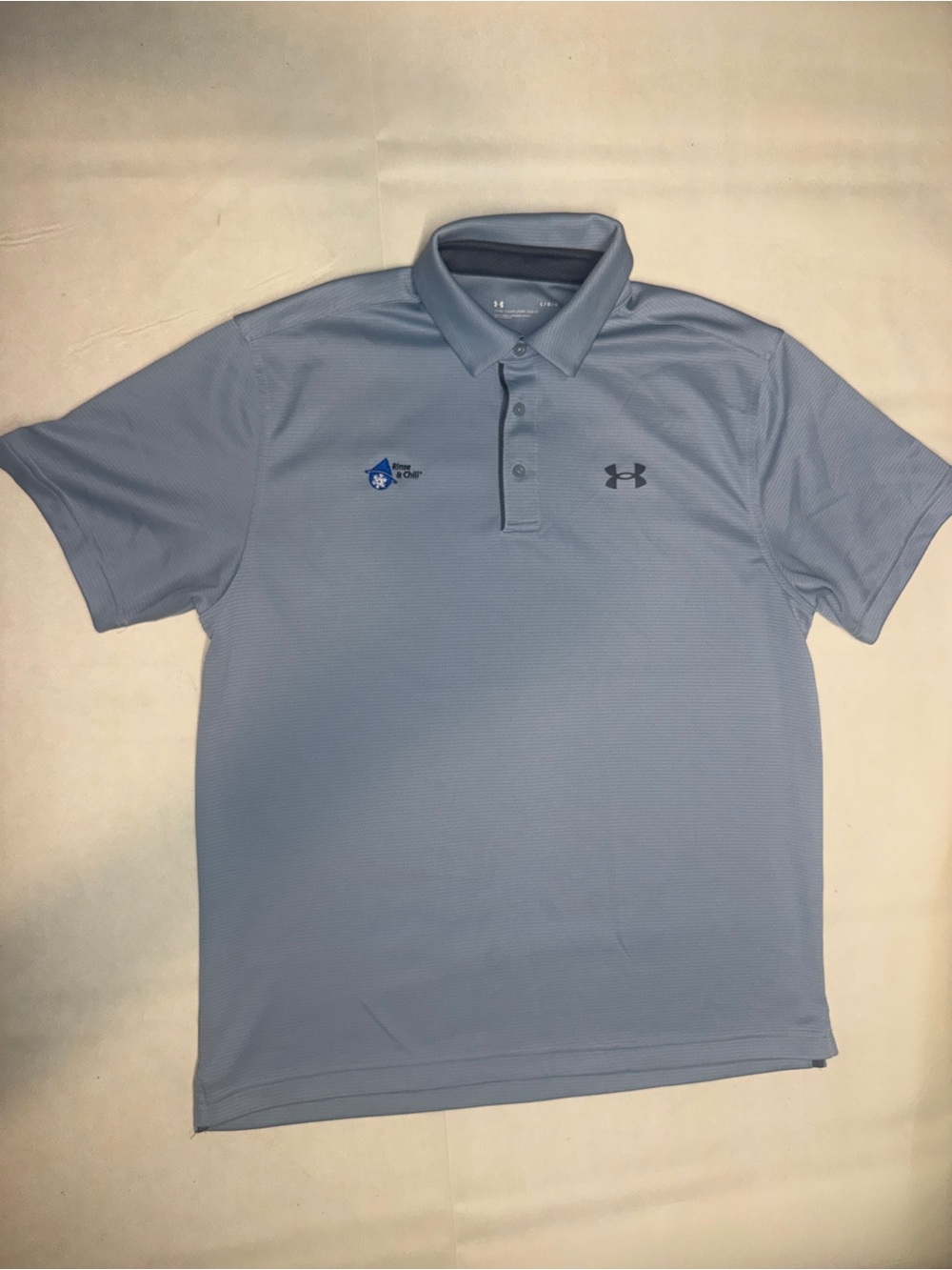 Under Armour Men's Sky Blue Performance Polo